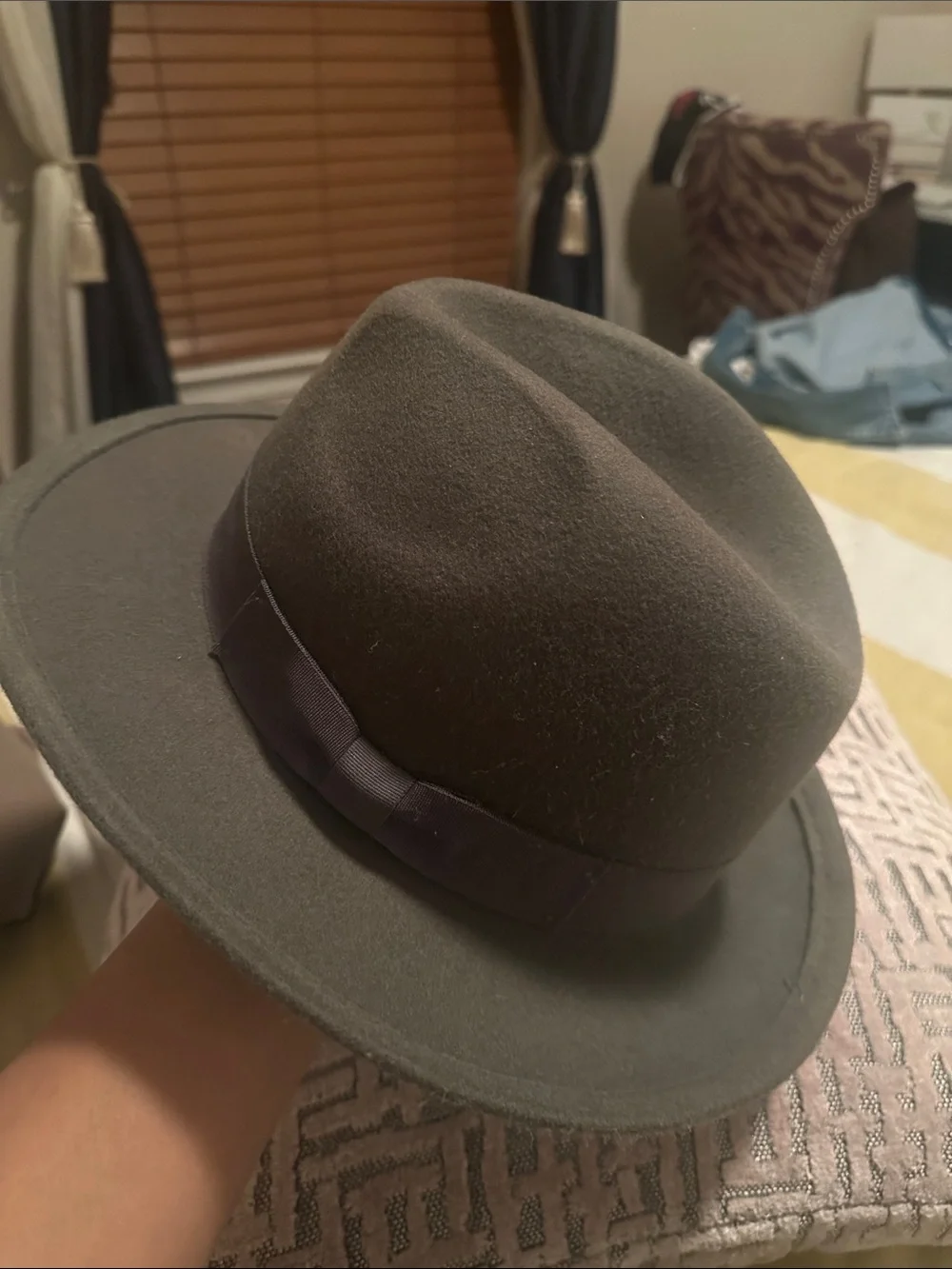 Zara olive green women’s hat